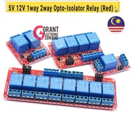 Relay Module 5v 12v  1Channel 2Channel  4Channel 6Channel 8channel with Optocoupler 5V 12V Red