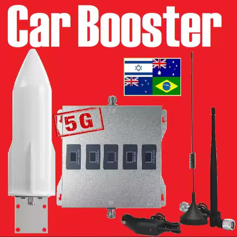 Car RV Booster 5 Bands B5 B28 B7 Repeater Cellular Signal Boosters Amplifier Booster for Australia N