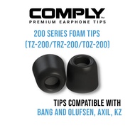 Comply Foam 200 Series Replacement Ear Tips for Bang and Olufsen, Sennheiser, Axil,  KZ, Bose & More