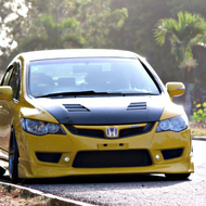 ฝาครอบไฟหมอก LED สำหรับกันชนหน้า FD2 Type R