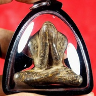 BLACK MAGIC PHRA PIDTA TOK RAJA LP KRON POWERFUL PROTECT CROSS OVER ALL OBSTACLES RARE OLD THAI BUDDHA AMULET PENDANT