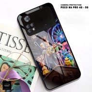 HP HS27 Case poco M4 Pro 4G-5G - Softcase Glass Kaca - Hardcase 2D Glossy - Protective Phone Case La