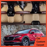 Mazda3 cx5 cx30  luxury single double carpet floor mat set cx-5 luxury finishing