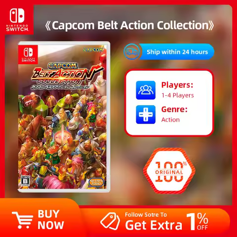 Nintendo Switch Game Deals - Capcom Belt Action Collection - Games Cartridge Physical Card Support T