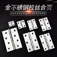 All Stainless Steel Hinge Flat Hinge 304 Brushed Folding Door Window Hardware Accessories Automatic 