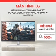 27UP600K-W - LG UHD 27 Computer Monitor" IPS VESA DisplayHDR 400 27UP600K-W