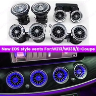 64 Colour New EQS Style Turbine Air Outlet Nozzle For Mercedes Benz E-Class W213 W238 E-Coupe AMG E5