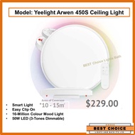 Yeelight Arwen LED Ceiling Light 450S /50W (3-tones Dimmable) Smart Wifi with Apple Homekit Google A