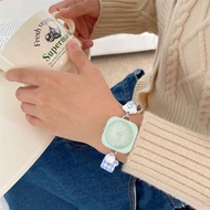 Square Dial Bracelet Watch Female diy Exquisite Pointer Quartz Watch