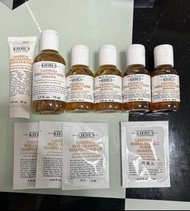 Kiehls 金盞花植物精華爽膚水 3ml 40ml Calendula Herbal Extract Alcohol-Free Toner 金盞花深層潔面泡沫 3ml 30ml Calendula 