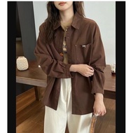 KEMEJA New Wanwan SHIRT 7389 THICK Denim MATERIAL High Quality