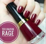 551 - REVLON KUTEK NAIL ENAMEL WARNA MERAH MAROON 551 RAISIIN RAGE |
