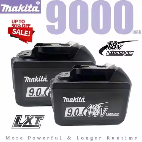 Original 18V 9Ah 6Ah 5Ah Makita battery, rechargeable battery, power tool Makita 18V lithium battery