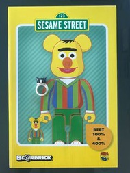 Be@rbrick Bert 100% 400% Sesame Street Figure Bearbrick Bert 芝麻街