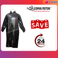 Corva Motor Baju Hujan Pvc Rainbow Pvc Raincoat (Black) Pvc Raincoat Baju Hujan Pvc murah