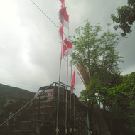 Tiang Antena Tv 75 mtr Serba Guna ( Wifi CCTV Antena TV Bendera Dll)