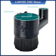 LUNYEE Spindle Brush Removable 52mm 65mm 80mm Dust Collector Dust Cover Brush For CNC Spindle Motor