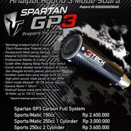 Neww 🛒 Knalpot 3 suara tipe Spartan GP3 (150cc) Carbon Edition
