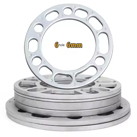 4PCS Car Wheel Spacer 6X139.7 5X139.7 Universal 6mm Aluminum Alloy 6 Holes ET Wheel Tire Spacers Shi