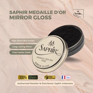 Saphir Mirror Gloss | Dark Brown 75gr | Medaille D-ShapedOr | Leather Shoe Polish with Glass Effect￼