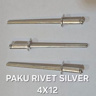 SILVER RIVET NAILS 12MM SILVER RIVET BOLT 1 PIECE