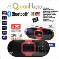 JOC TGK 123BT Radio With Bluetooth, Rechargeable USB Speaker MP3/Radio mengaji/Radio/Radio al quran