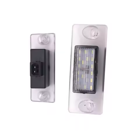 2pcs LED License Number Plate Lights Lamp For Audi A4 B5 95-01 S4 B5 Avant 96-03 A3 8L 96-03 A3 S3 S