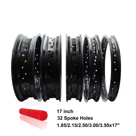 Motocross 17 Inch 1.60x17"/1.85x17"/2.15x17"/2.50x17"/3.00x17"/3.50x17" Aluminum Alloy Rims Motorcyc