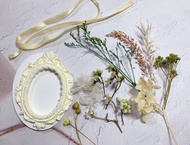 【DIY材料包】永生花擴香石古典相框款
