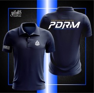 yifuOS Baju Royal2024 T Shirt P D R M Malaysia TShirt Microfiber Polo Collar T-Shirt