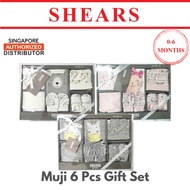 Shears Baby Gift Set Muji 6 Pcs Clothing Gift Set Ideal for Newborn