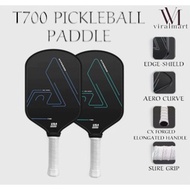 Set Lengkap Pickleball Paddle T700 Carbon Full Set Pickleball Rackets & Paddle Set for Beginner/Pro 