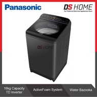 PANASONIC NA-FD16V1BRT WASHER TD INVERTER STAINMASTER+ 16KG BLACK SILVER