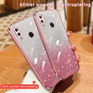 For Huawei Nova 3 Nova 3i Nova 4 Nova 5i Pro Nova 6 SE Nova 7 Pro Nova 7 SE Phone Case,Electroplated Transparent Glitter Powder TPU Soft Back Cover