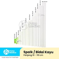 Spalk Bidai Kayu Spons 100cm x 10cm x 8mm - 1pc / Gips Patah Tulang / Penyangga Cedera Kaki dan Tang