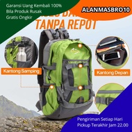 Outdoor Mountain Backpack 35L Material Waterproof PolyesterNilon Large Capacity Anti-Hot Simple Eleg