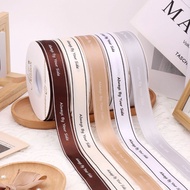 Satin Letter Bow 40 Yards