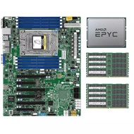EPYC 7551P CPU 32 Cores + Supermicro H11SSL-i Motherboard +8x 32GB 2133P RAM