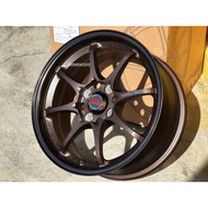 New Car Sport Rim Original SSW AUTO OPTIONS WHEELS CE28 15x7J 4x100 ET35 DARK BRONZE (BCD/LP/MCBC) -