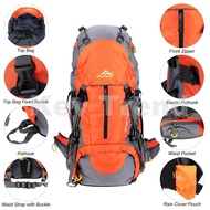 50L Sport Hiking Backpack Man Climbing Rucksack Woman Trekking Bag Pack Knapsack Nylon Waterproof An
