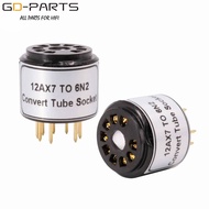 Tube Socket Converter 12AU7 ECC82 ECC83 12AX7 to 6N2 6N1 6N6 ECC88 6922 Socket Adapter Ceramic Bolto