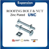 Roofing Bolt & Nut Galvanised Steel Roofing Bolt & Nut 1/4" dan 3/16"/ Skru Skrew GI untuk bumbung