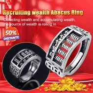 New Fortune ring square abacus fortune ring square