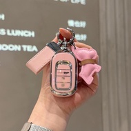 ที่เก็บกุญแจรีโมท เคสกุญแจรถยนต์ ฝาครอบกุญแจสำหรับ Honda HRV 2022-2025 HRV RS Civic RS HEV Civic FE 