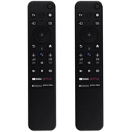 (MIJK) 2X RMF-TX800P Voice Remote Control Replace 4K TV A80K X80K X81K X85K X90K X95K Series -55X80K