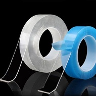 1M/2M/3M Nano Tape Double Sided Tape Transparent NoTrace Reusable Waterproof Adhesive Tape Cleanable