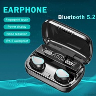 Wireless Bluetooth Headset Sport LED Display Earbuds Noise Reduction M10 Fone Bluetooth Earphones For Xiaomi Wireless Headphones