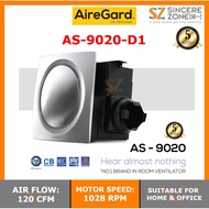 AireGard AS-9020-D1 Exhaust Fan Air Ventilator 4" (Silver) 110cfm- AS9020D1