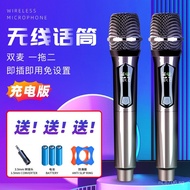 Special Price Charging Speaker One-to-Two Cross-Border Dedicated Microphone Live Handheld Wireless H