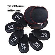 【Shop Now and Save】 C4DE 8pcs PU Wedges Golf Club Cover Golf Headcover Protective Cover to Protect Y